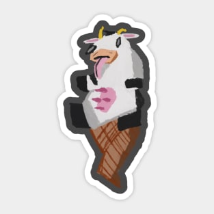 Pi-COW-sso Sticker